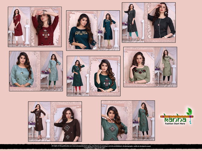 Kanha krishna Wholesale Designer Kurtis Catalog